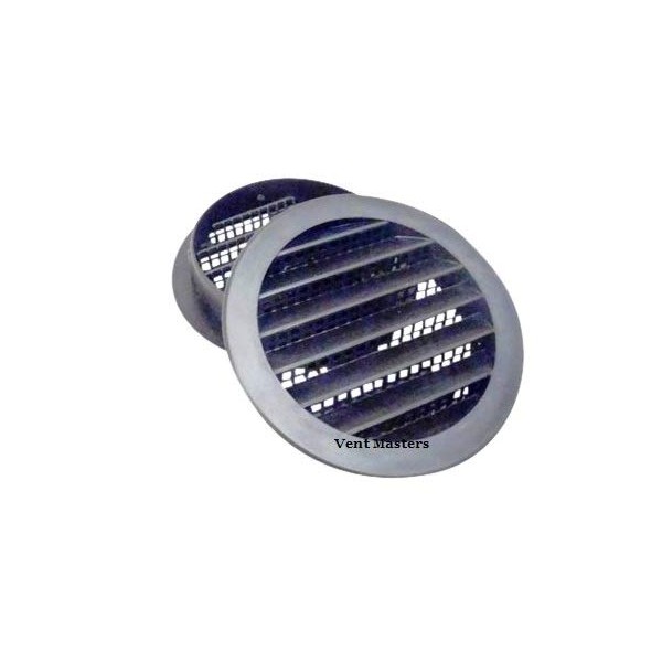 Maurice Franklin 1" Round Plastic Vent - Black - Package of 6