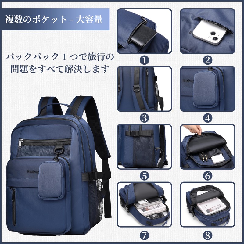 RAKEE, Lightweight, Business Backpack, Large Capacity, Multi-functional, Popular, Business Trip,