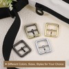 uxcell Metal Roller Buckle, 4Pcs 0.75 Inch Single Prong Belt