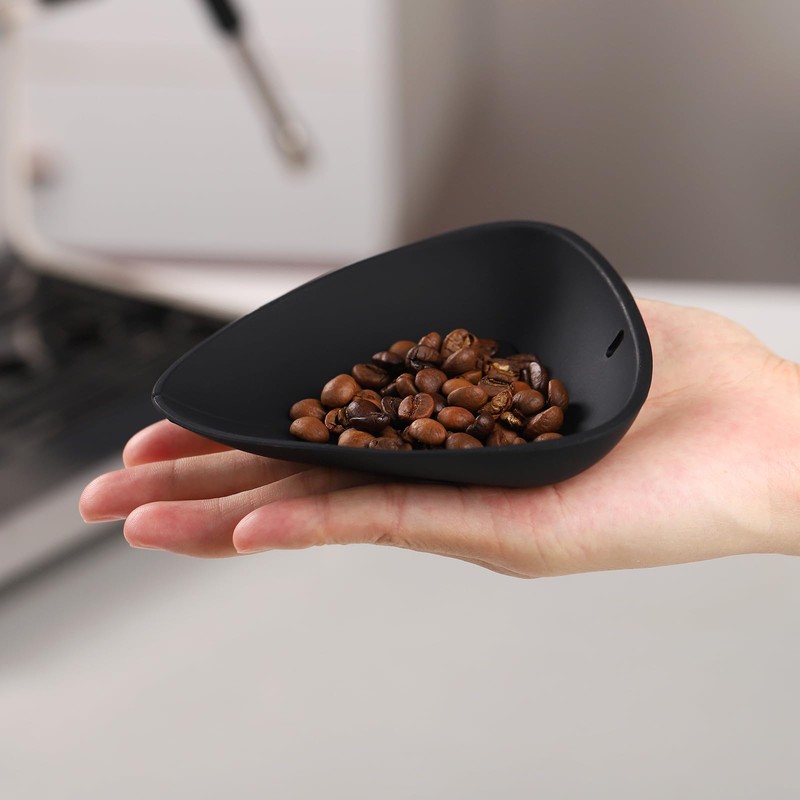 Bincoo Flexible Silicone Coffee Bean Dosing Cup, 2 Pack Weigh
