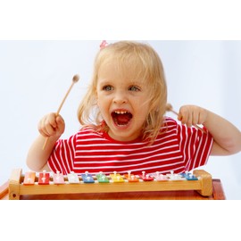 Classic Cantabile MG2218W Pair of Glockenspiel Mallets - Round Beech Head - Maple Handle - Total Length: 22 cm - Head Diameter: 18 mm - Suitable for Many Orff and Percussion Instruments