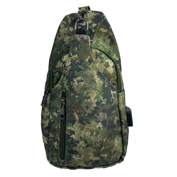 Nupouch Sonoma Antitheft Daypack Crossbody Sling Backpack, USB Charging, Lightweight