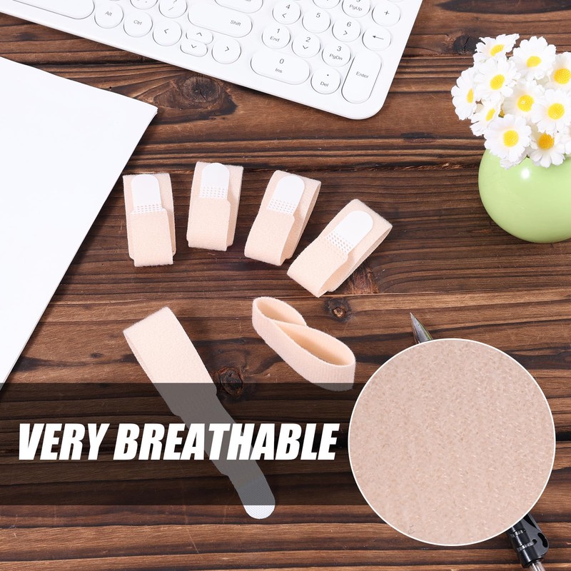 BOXOB 10pcs Buddy Straps for Fingers, Reusable Finger Buddy Splints