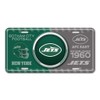 FANMATS 43271 New York Jets Embossed Metal License Plate