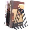 Innovative Desktop Flexible Folding Metal Bookend Book Stand Holder Organizer