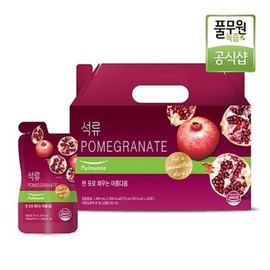 Pulmuone Green Juice Pomegranate Healthy Juice 70ml x 20 packets x 2 boxes WYS / 풀무원녹즙 석류 건강즙 70ml x 20포 x 2박스 WYS