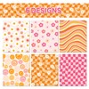 Jajajuegos Boho Daisy Wrapping Paper Set 12 Sheets Retro Flower