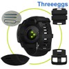 Threeeggs Threeeggs Compatible for Garmin Instinct Bands, Soft Silicone Band