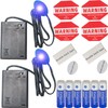 Fake Car Alarm, Dummy Car Alarm,(Batteries Included) Red LED Light