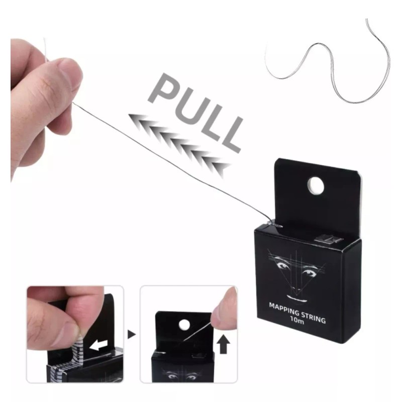 Mafab 2 Piezas Hilo Entintado Diseño Ceja Microblading Maquillaje