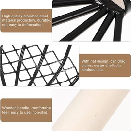 Five-Claw Rake Scarifying Tool Seafood Shell Rake