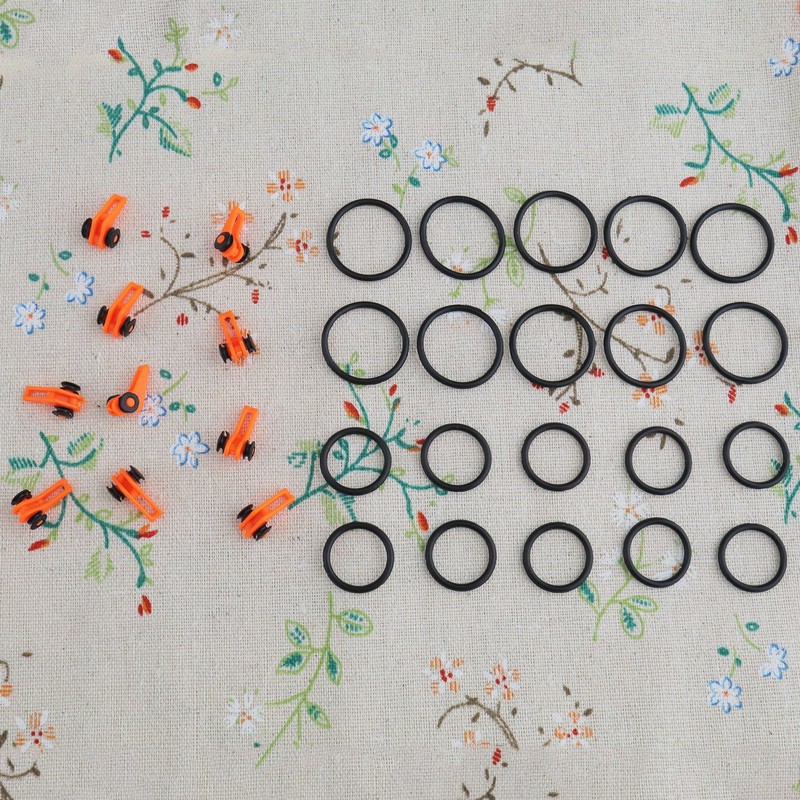 OTOTEC 10x Hooks For Fishing Rod Plastic Hook Keeper Fish