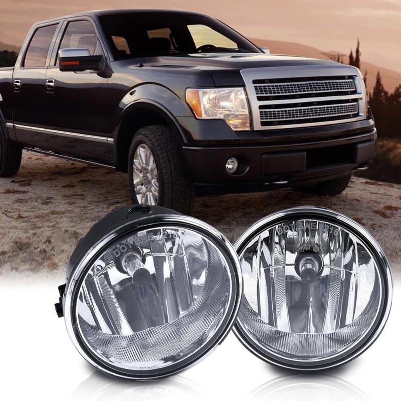 LQI Front Fog Lights Lamps Assembly Compatible with Ford F150
