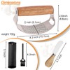 Garlic Press Rocker Stainless Steel Ginger Crusher, Garlic Mincer and