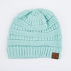 C.C Exclusives Cable Knit Beanie - Thick, Soft & Warm