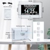 Johnziny Digital Day Clock 7 Inch,Calendar Clock,Dementia Clocks for Seniors,