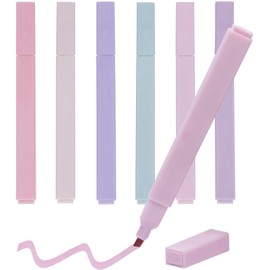 dhaikkkd colorful highlighters stretch 6 pieces stationery office highlighter markers and highlighters markers ​stationery set school assorted colors