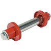 WerkaPro 10915 Wheel Axle Set with Nuts/Hip Flask Diameter 20mm