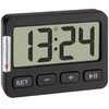 TFA Dostmann 60.2036 Mini Digital Alarm Clock Stopwatch Timer Ideal