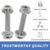 GSTP M8*1.25 Studs Kit Exhaust Studs and Nuts Kit Compatible