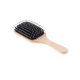 Ipetboom Hair Brush for Curly Wavy Hair Boar Bristle Wooden Styling Brush Natural Conditioner