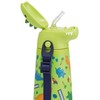 Skater PSHC4DK-A Die-Cut Water Bottle with Straw, 14.2 fl oz