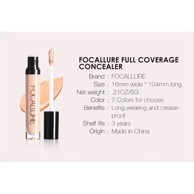 Corrector Liquido Ojos Ojeras Imperfecciones Focallure 3.8g