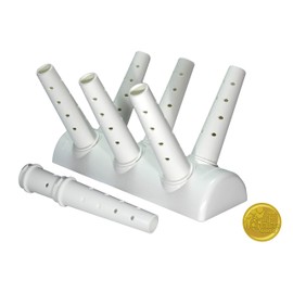 Green Glove Dryer for Hats, Gloves, Shoes & More (Eco Dryer White W/2 Extension Nozzles)