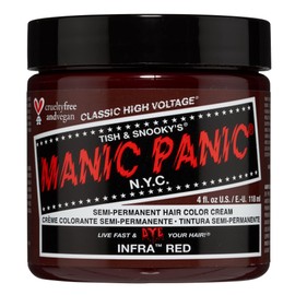 Manic Panic - Infra Red Classic Creme Vegan Cruelty Free Red Semi Permanent Hair Dye 118 ml.