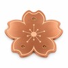 2-Pack Copper Bird Bath Disks with Triple-Point Support, 3.94 Inch