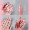 NOVO OVO Extra Thick Press On Nail Tips, Medium Almond