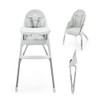 Kinderkraft DINNLY, Foldable highchair, Easy Tool-Free Setup, Comfortable Easy-Clean Insert,