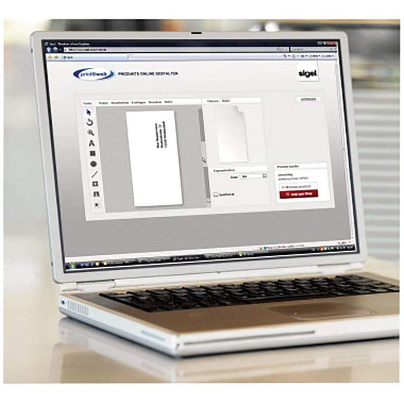 Sigel C6 114 x 162mm Envelopes - Transparent (25 Pieces)