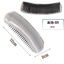 WUODHTW 2-Pcs Invisible False Hair Bump-Up Clip for Fluffy Buns, Thinning Hair Accessories