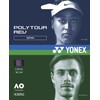 YONEX PTGR120 Tennis String, Polytour Lev, 120 String, High Rotation Spin, Purple (039)