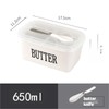 Ceramic Butter Dish with Cover for Countertop, Butter Holder Keeper