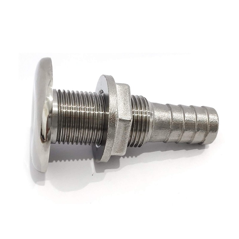 NRC&XRC Marine Grade Stainless Steel Barbed Short Straight 3/8" ID