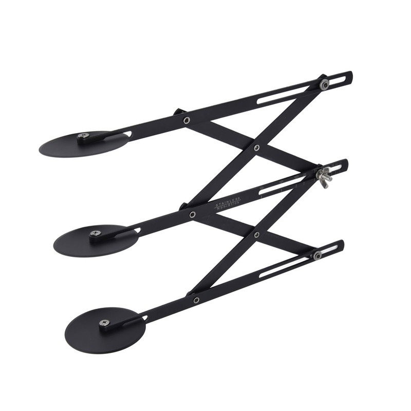 3 Wheel Stainless Steel Pastry Cutter Adjustable Expanded 3 Wheel