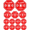 13 Stickers – Alarm Security – Sticker Sheet – Burglary