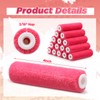 Leumoi 24 Pcs 4 Inch Mohair Paint Roller Covers 3/16"