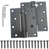 4-Inch Self-Closing Spring Door Hinges, Stainless Steel Self Close Hinge,