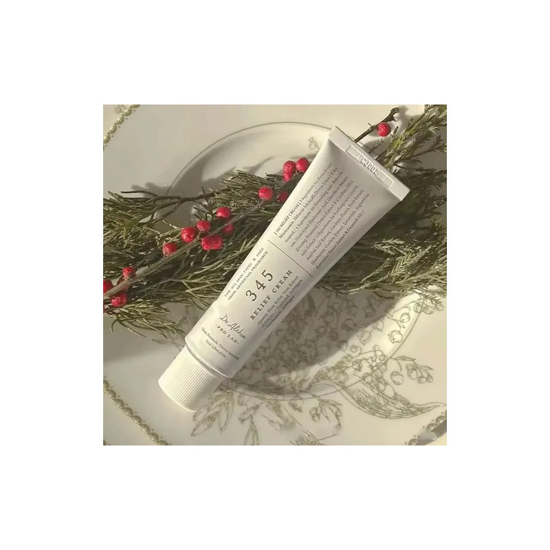 345 Relief Cream, Crema Hidratante Facial Coreana, 345