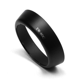 Fotover EW-60C Lens Hood Replacement Compatible with Canon EF-S 18-55mm f/3.5-5.6 Lens 600D 550D & EF 28-90mm f/4-5.6 II USM Lens