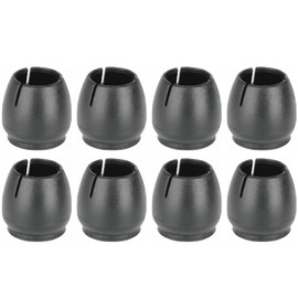 ColorfylCoco Chair Leg Cap, Black, Black, Set of 8, Set of 2, For Round Legs, Chair Leg Cover, External Diameter: 0.7 - 0.8 inches (17 - 21 mm), Leg Covers, For Noise Floors, Scratch Prevention, Felt,