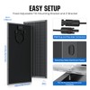 Rvpozwer 18BB 100 Watt Solar Panel, N-Type 12V 100W Solar