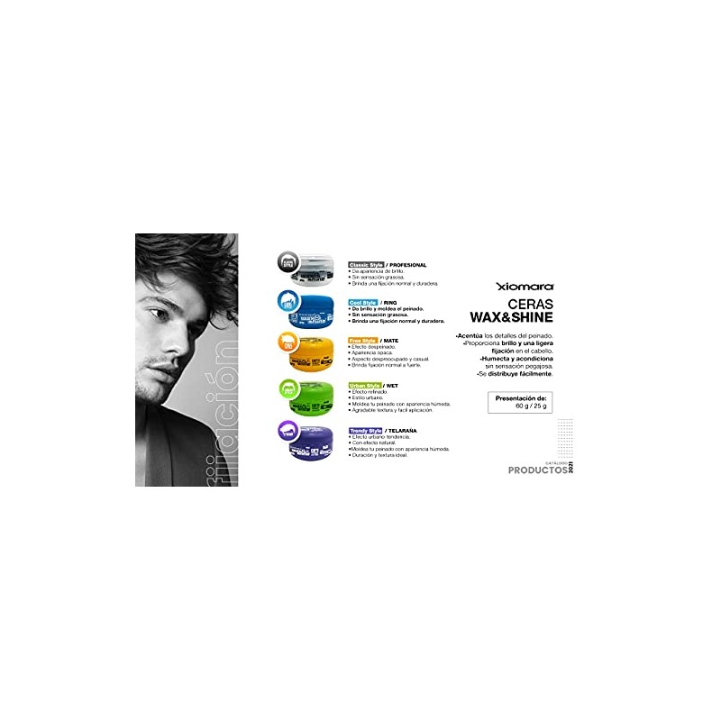Xiomara Wax & Shine Cera Modeladora Efecto Ring 60g