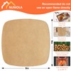 Air Fryer Liners Disposable Parchment Paper Sheets, 9 Inch Unbleached