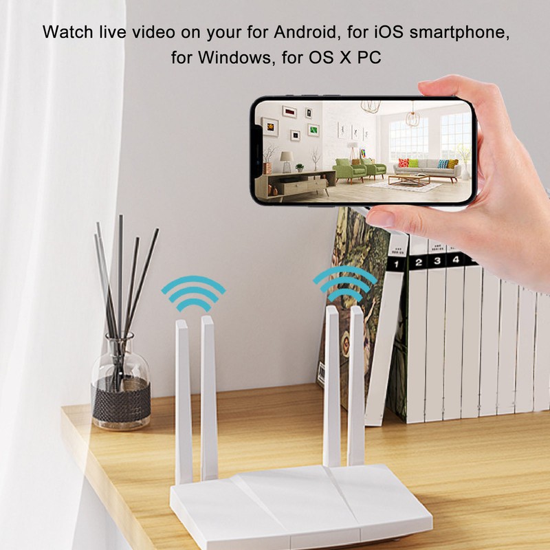 Mini Night Viewing Camera Security Surveillance WiFi HD with Motion