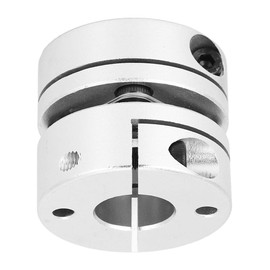 Hyuduo Flexible Plum Coupling Connector, Single Diaphragm Shaft Coupling Adapter, Shaft Coupler, Stepper Motor Jaw, For Water Pumps Fans,Coupling