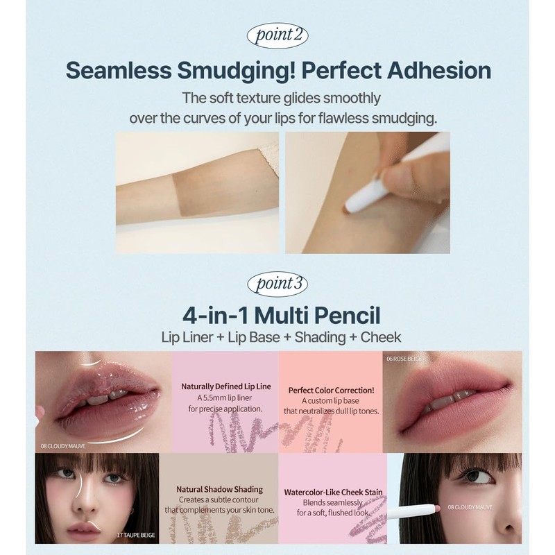 Heart Percent's Dot On Mood Lip Pencil Lip Liner +
